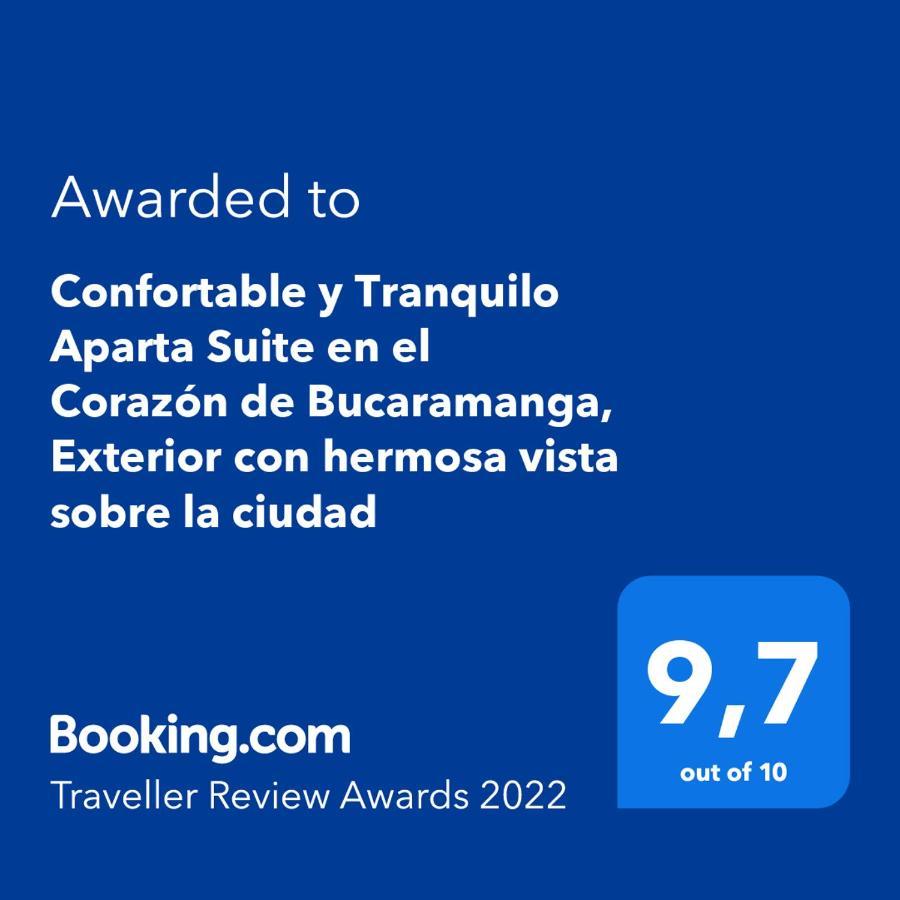 Confortable Y Tranquilo Aparta Suite En El Corazon De Bucaramanga, Exterior Con Hermosa Vista Sobre La Ciudad 外观 照片